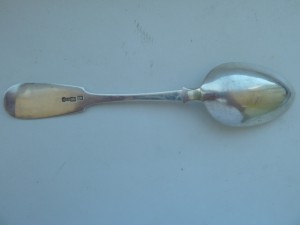 Ложка столовая, серебро 84, 1891г.