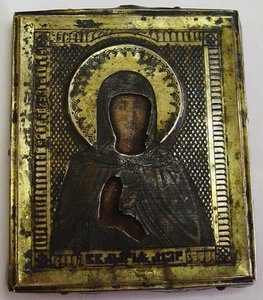Икона Святая Мария Магдалина. Серебро 84 пр.