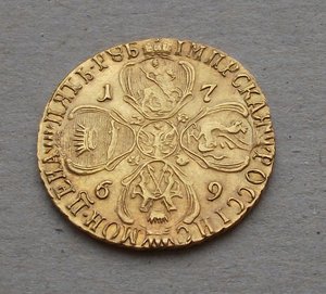 5 РУБЛЕЙ  1769г. ЕКАТЕРИНА