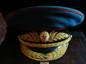 фуражка генеральская, парадная, танкист