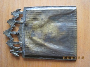 Икона бронзовая "Пресвятая Богородица"