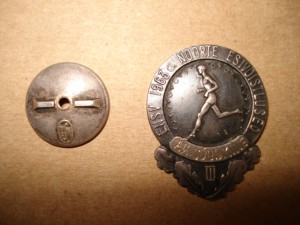 знак в серебре с фамилией
