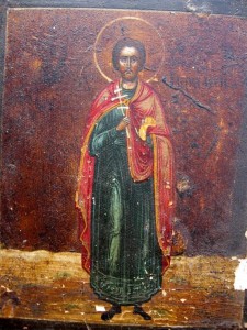 Икона Святой мученик Аврамий Болгарский. Редкость.