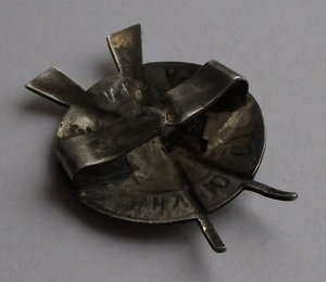 За отличную стрельбу   БЕЛЫЙ МЕТАЛЛ