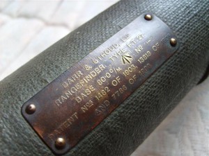 Зенитный артиллерийский дальномер. Англия. 1917 года