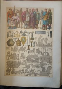 История одежды, домашн.утвари, полевых и воен.орудий -1902г.