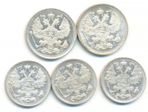 5 монеток Николая - в люксе