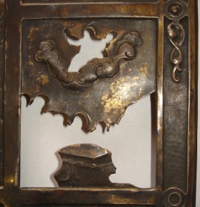 Оклад Праздники. 36х31,5см.Серебро. Вес 480грамм.