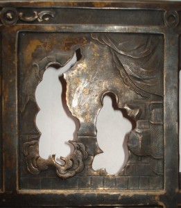 Оклад Праздники. 36х31,5см.Серебро. Вес 480грамм.