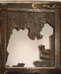 Оклад Праздники. 36х31,5см.Серебро. Вес 480грамм.