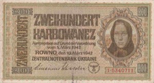 200 карб.1942г.-Ровно.