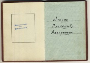 Трудовая СЛАВА 2 и 3 степень на доках на одного.
