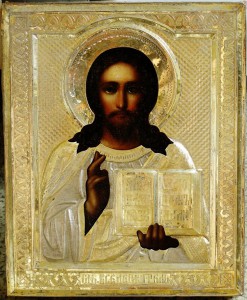 Спаситель в серебре.