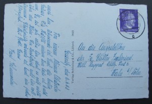 Открытка. Бухта..(Германия 43г.).