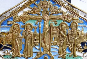 Пластика. Складень "Двунадесятые Праздники", шестицветка.