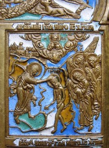 Пластика. Складень "Двунадесятые Праздники", шестицветка.