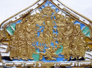 Пластика. Складень "Двунадесятые Праздники", шестицветка.