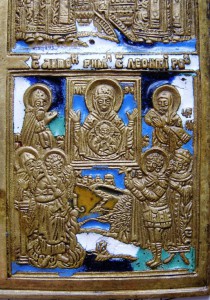 Пластика. Складень "Двунадесятые Праздники", шестицветка.