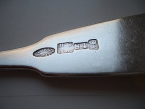Ложки,серебро 84проба-1851,1881,1892г.