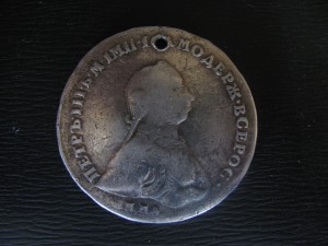 1рубль 1762 Петр III ММД ДМ