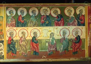 Икона Тайная Вечеря. Триптих.
