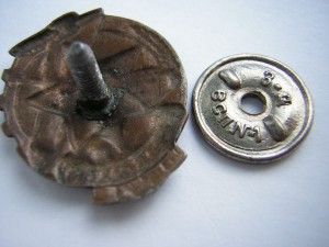 Готов к ПВХО____фрачник(20Х25 мм.)____в сохране(1939-41г.г.)