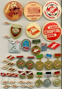 ___ СПАРТАК ___ 114 значков!!!