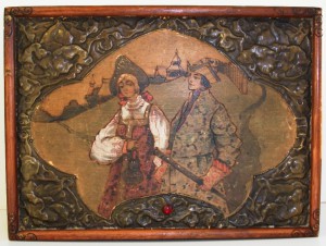 Шкатулка в русском стиле. Отличная сохранность.