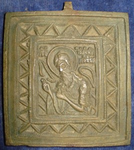 Иоанн Предтеча,маленькая,в эмалях