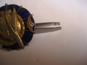 2 знака:Отличник Аэрофлота и Налет ТУ-104 500 тыс. км.