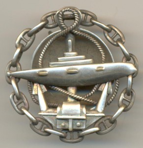 ЗНАК за окончание Офицерского класса подводного плавания