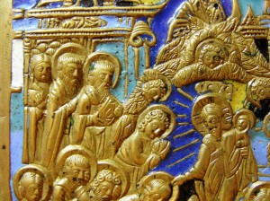 Пластика. Успение Богородицы, шестицветка.