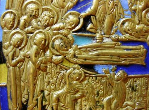 Пластика. Успение Богородицы, шестицветка.