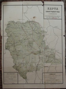 Карта Елисаветградского уезда.