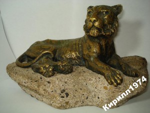 R ! Тигр 19 век. Венская бронза. Каталожный.