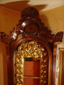 Киот супер (лепнина, золото, на три аналоя)