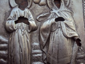 икона Св. АЛЕКСЕЙ божий человек и Св. ЕЛЕНА царица