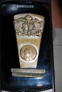 Печать красивая старинная.