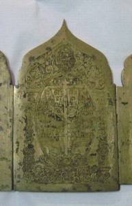 4-х створчатый складень, Хрусталев, 6 эмалей