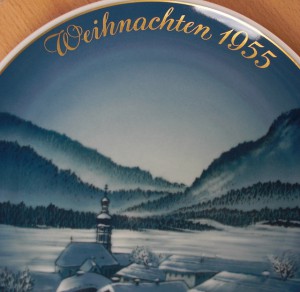 Тарелки Rosenthal.Рождество. 1955 г.