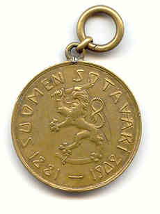 Финляндия,медаль 1902.Идентификация