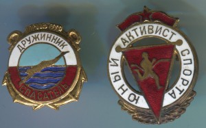 Дружинник спасатель и Юный акт. спорта.