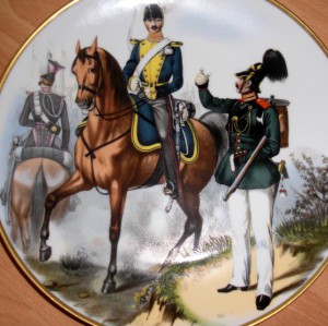Тарелки Германская армия в 1830 г.