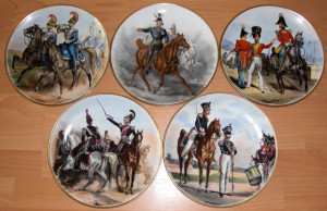 Тарелки Германская армия в 1830 году.Лимитированная серия