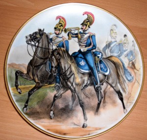 Тарелки Германская армия в 1830 году.Лимитированная серия