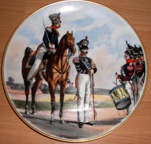 Тарелки Германская армия в 1830 году.Лимитированная серия