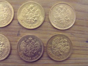 8 монет Пятерки, разных годов