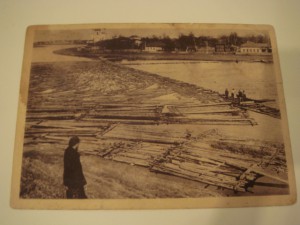 Сплав леса по р.Вологде