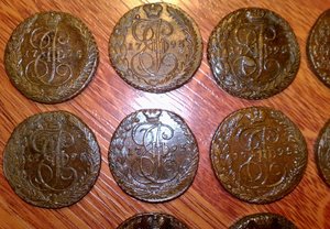 10 пятаков КЛАДОВЫЕ 1795годъ
