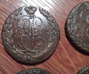 10 пятаков КЛАДОВЫЕ 1795годъ